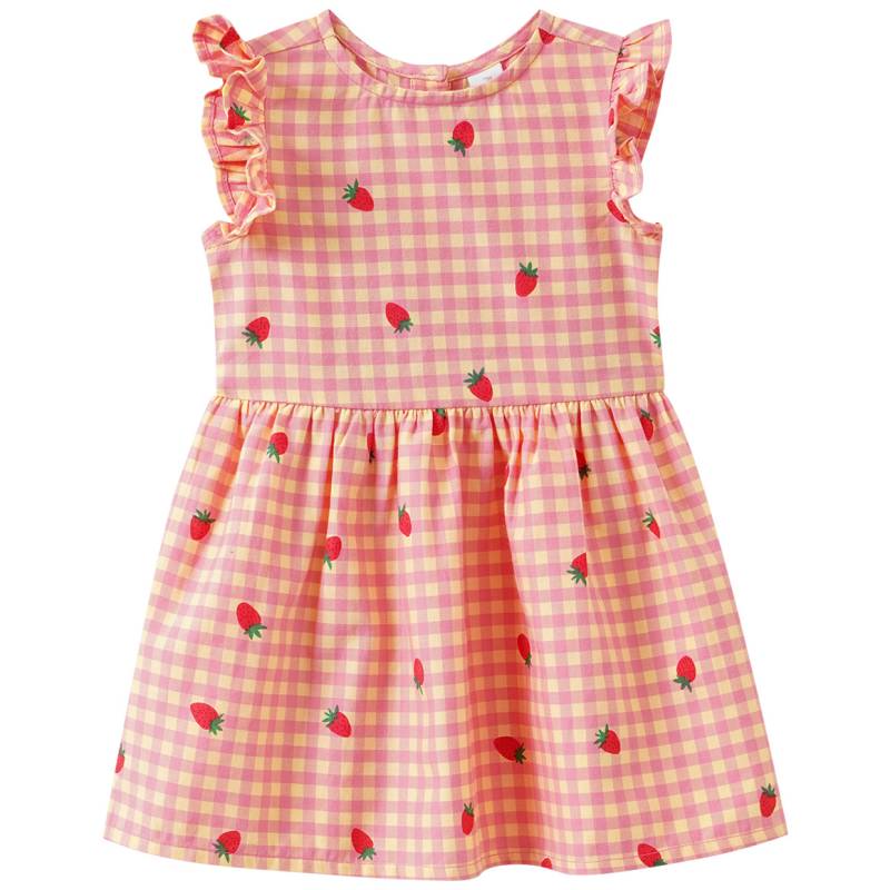 Baby Kleid mit Erdbeer-Print von Topomini