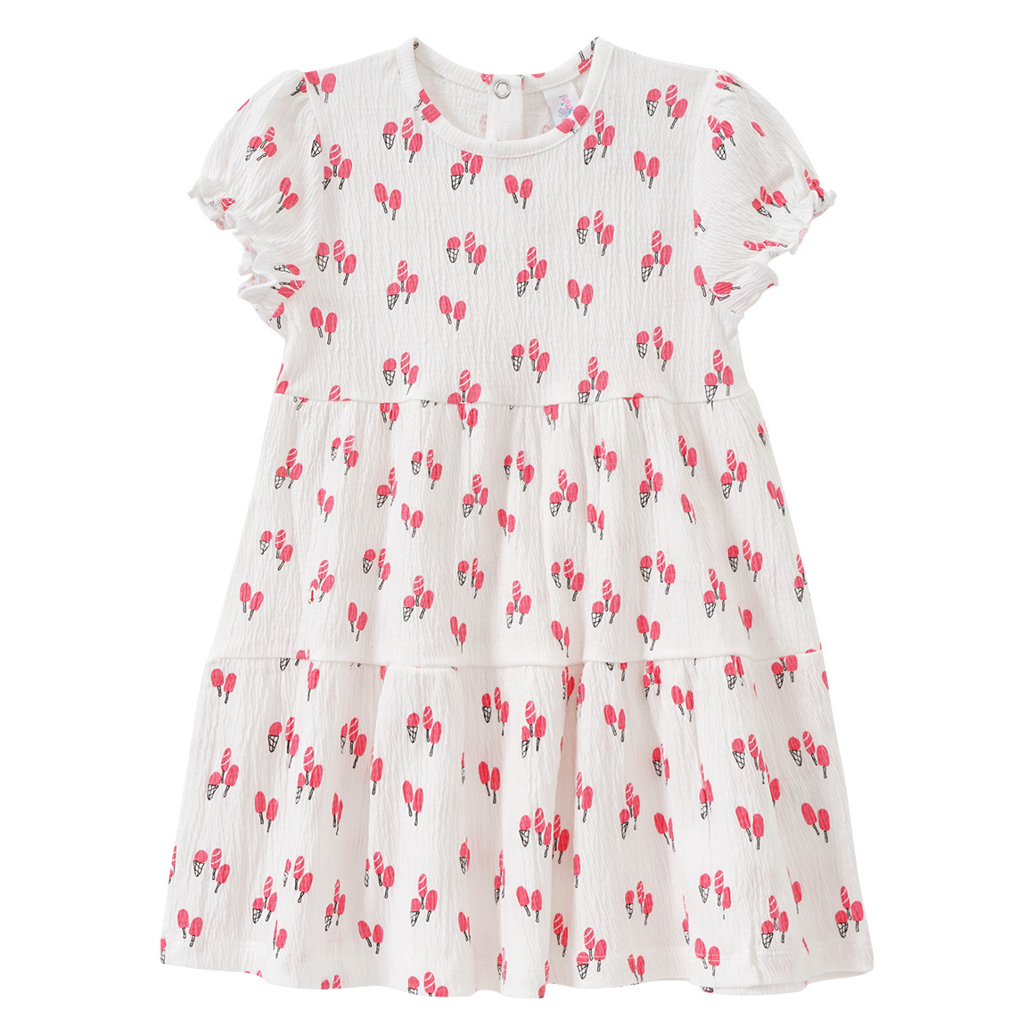 Baby Kleid mit Krepp-Struktur von Topomini