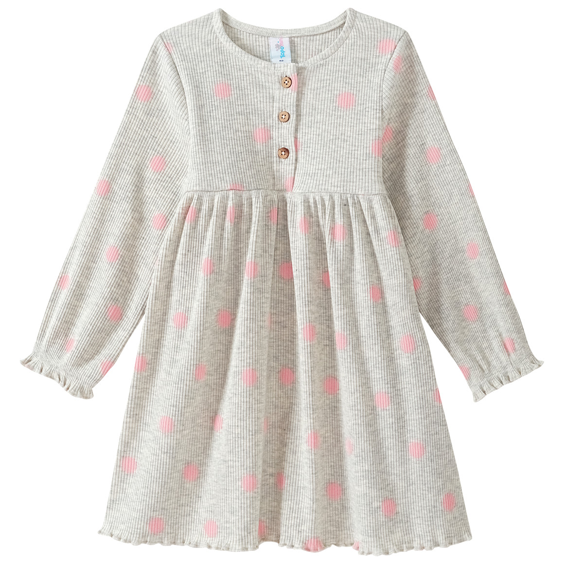 Baby Kleid mit Punkte-Allover von Topomini