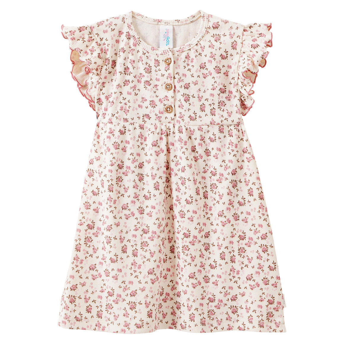 Baby Kleid mit Rippstruktur von Topomini
