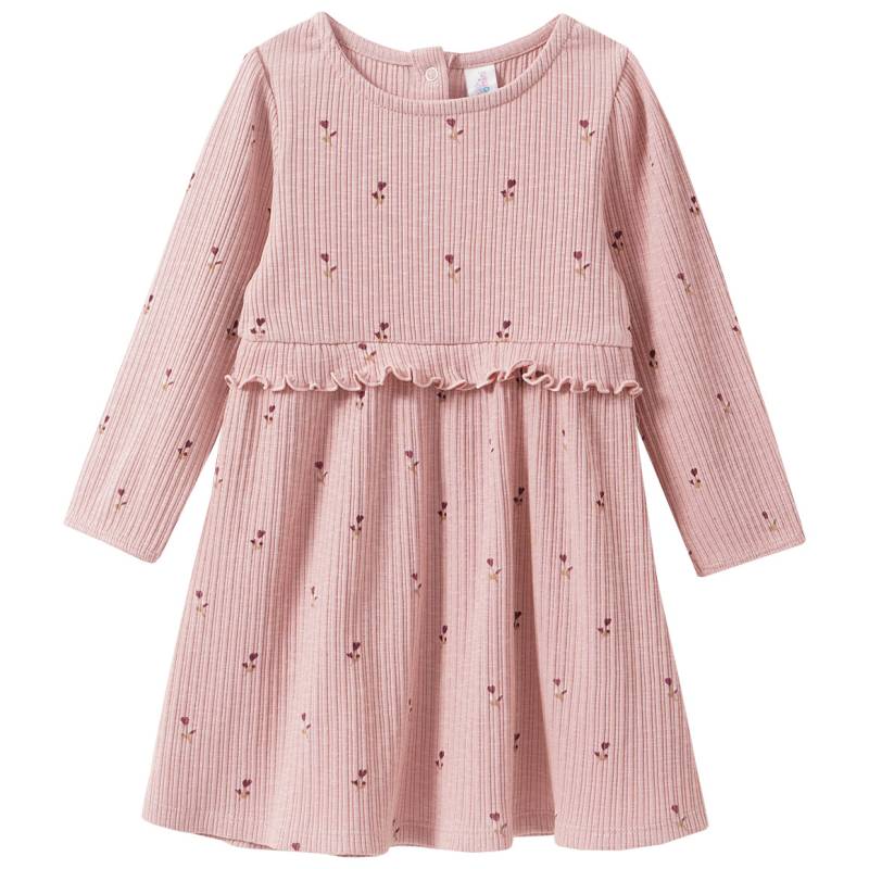 Baby Kleid mit Rippstruktur Baby Kleid mit Rippstruktur von Topomini