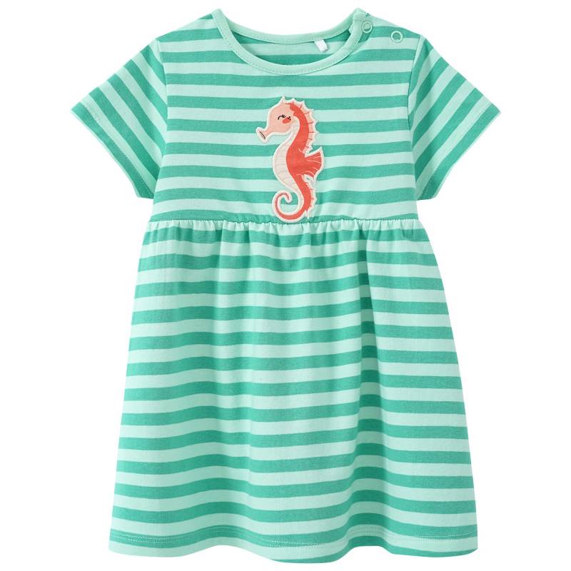 Baby Kleid mit Seepferdchen-Applikation von Topomini