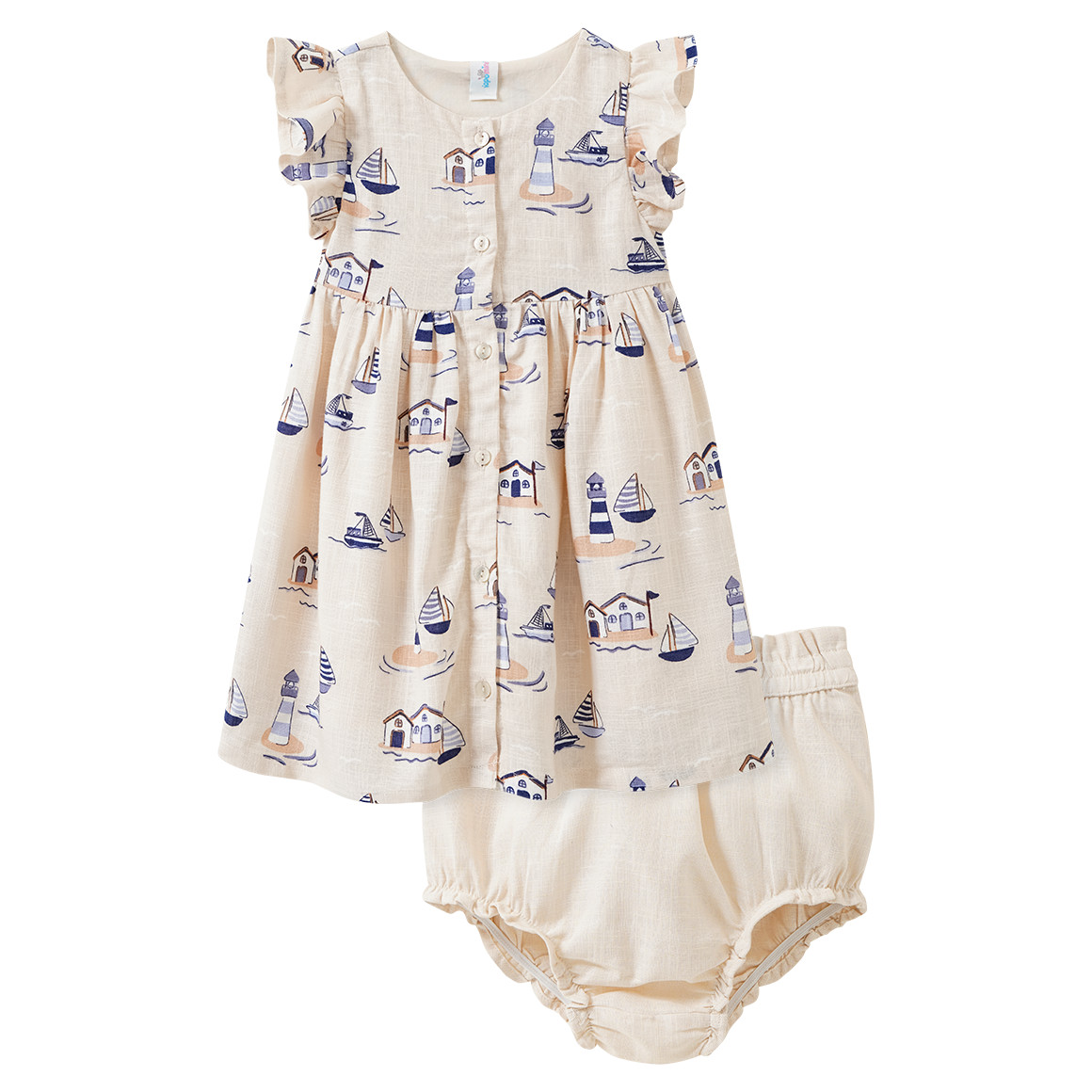 Baby Kleid mit Shorts von Topomini