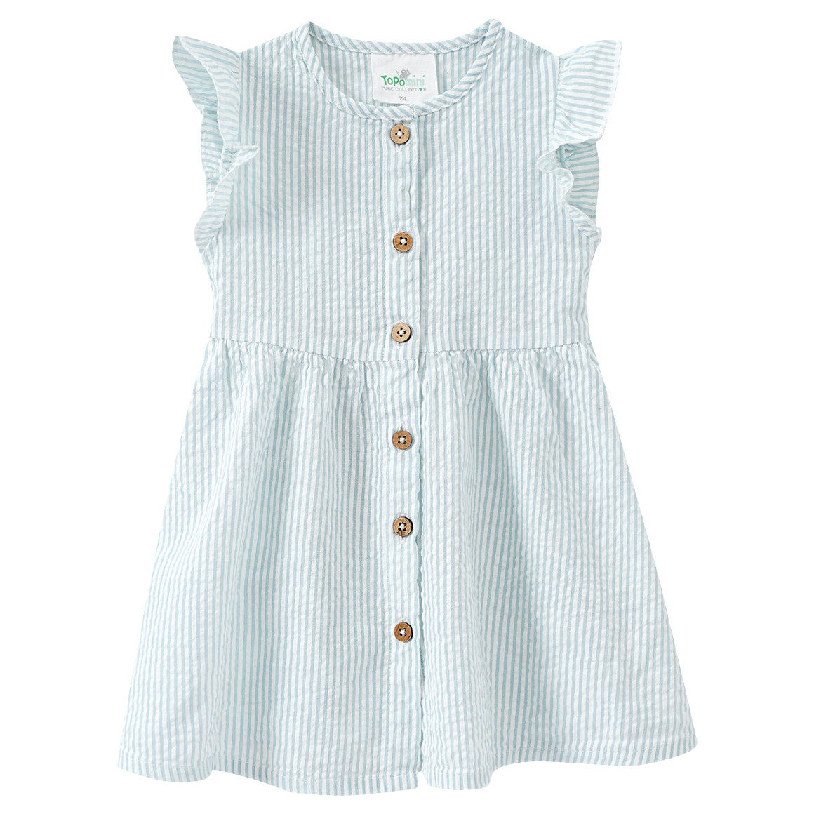 Baby Kleid mit Streifen von Topomini