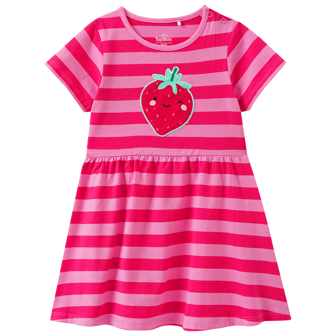 Baby Kleid mit Streifen von Topomini