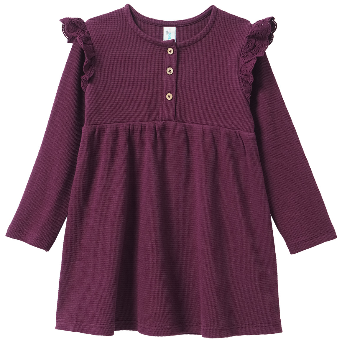 Baby Kleid mit Waffelstruktur von Topomini
