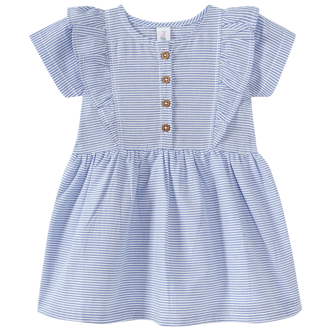 Baby Kleid mit feinen Streifen von Topomini