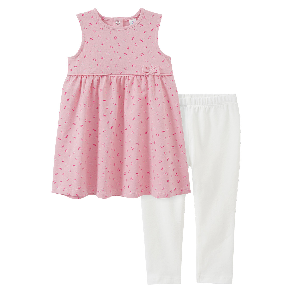Baby Kleid und Leggings mit Bio-Baumwolle von Topomini