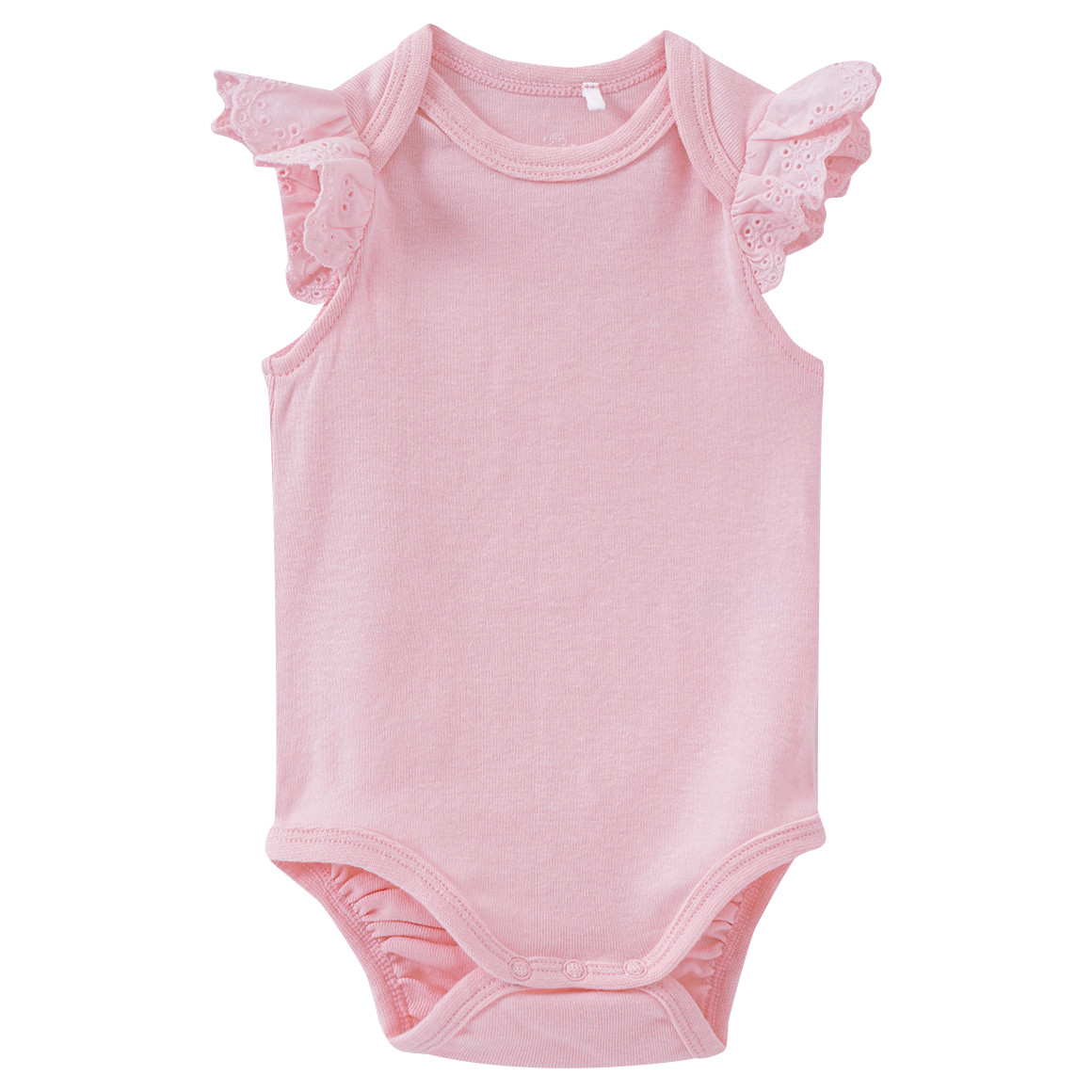 Baby Kurzarmbody mit Spitze von Topomini