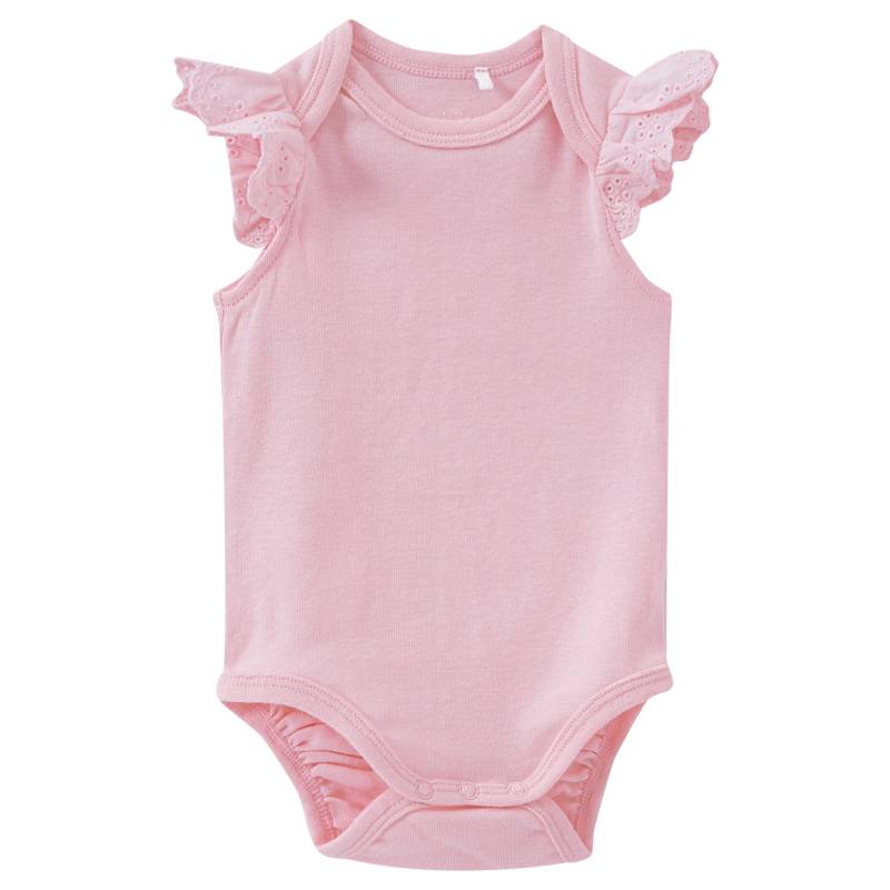 Baby Kurzarmbody mit Spitze von Topomini