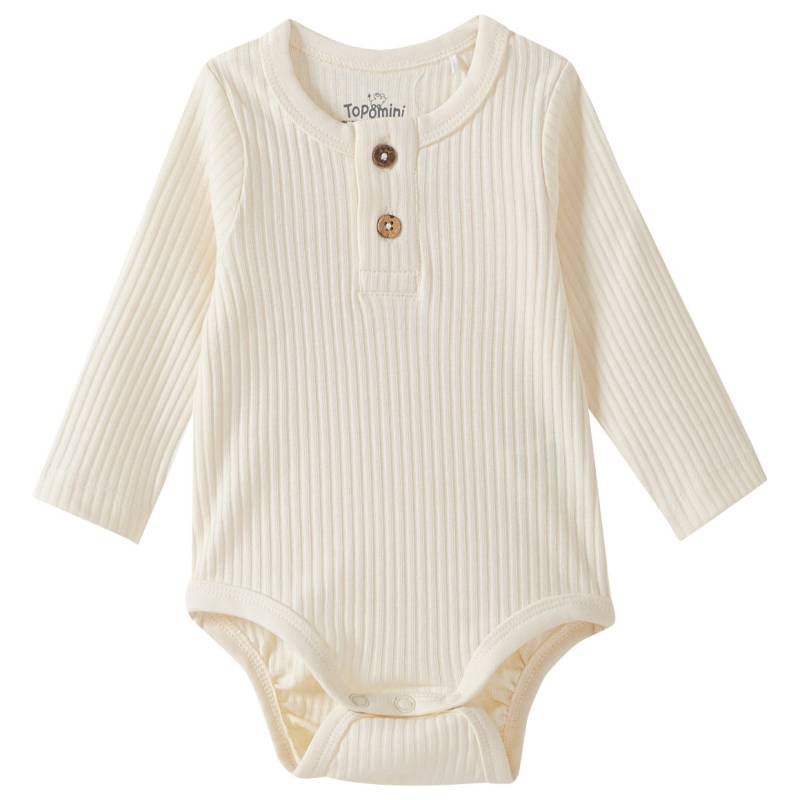 Baby Langarmbody mit Bio-Baumwolle von Topomini