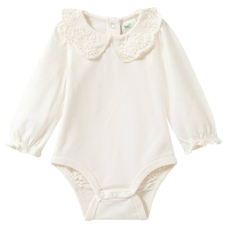 Baby Langarmbody mit Bubikragen von Topomini