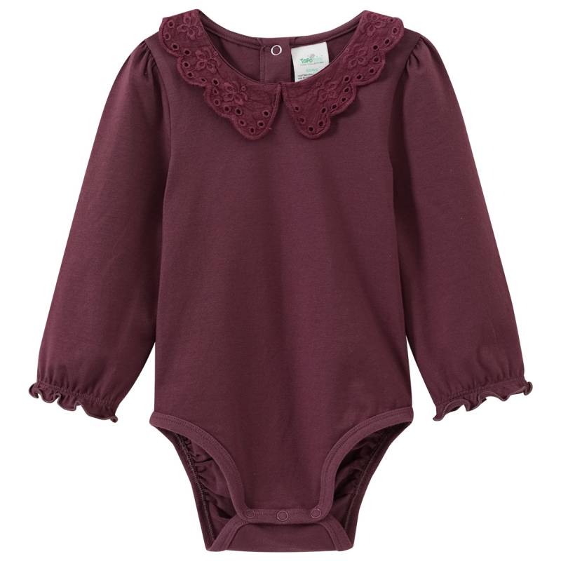 Baby Langarmbody mit Bubikragen von Topomini