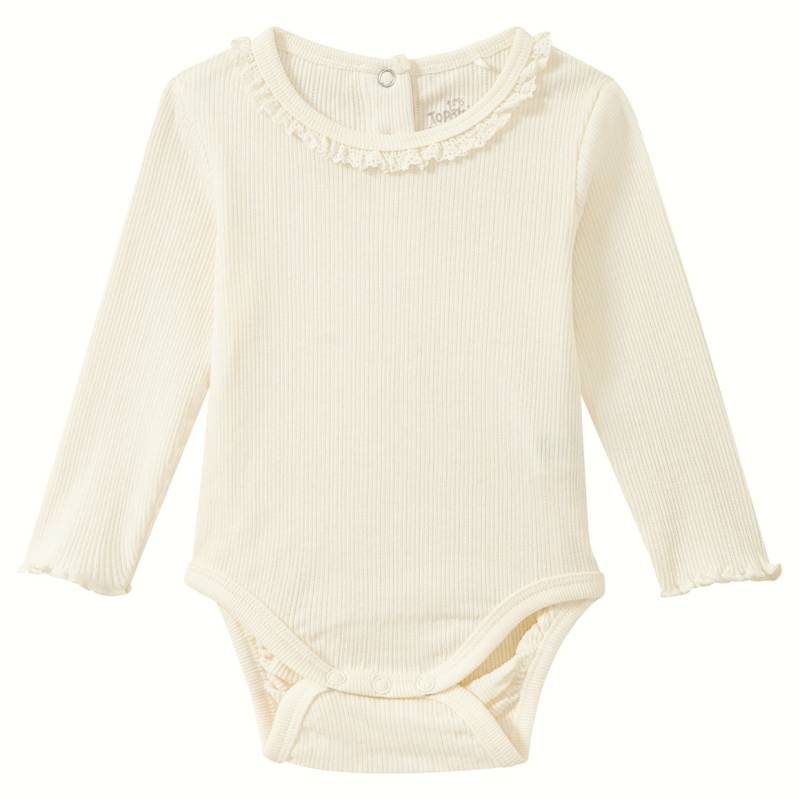 Baby Langarmbody mit Rippstruktur Baby Langarmbody mit Rippstruktur von Topomini