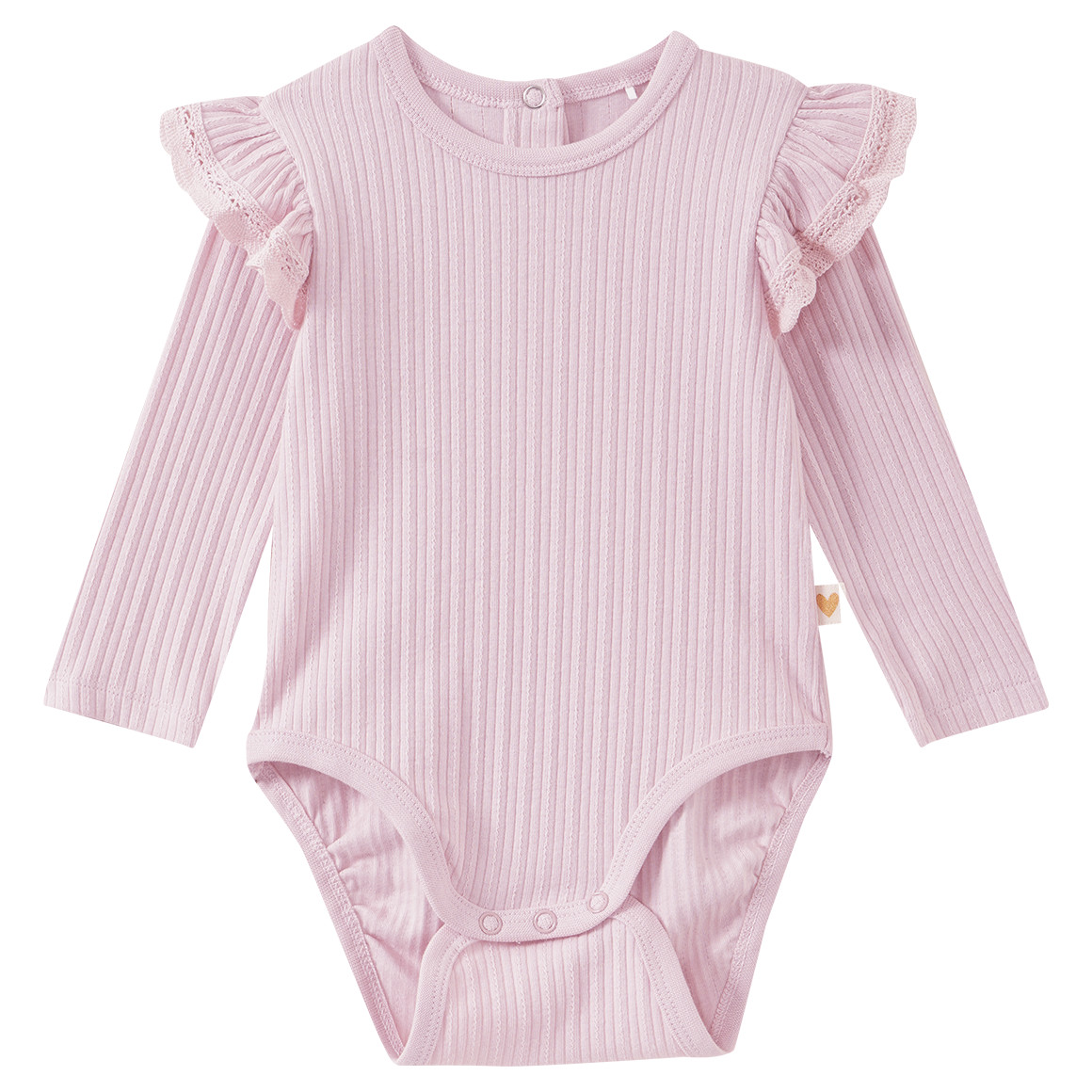 Baby Langarmbody mit Rüschen von Topomini