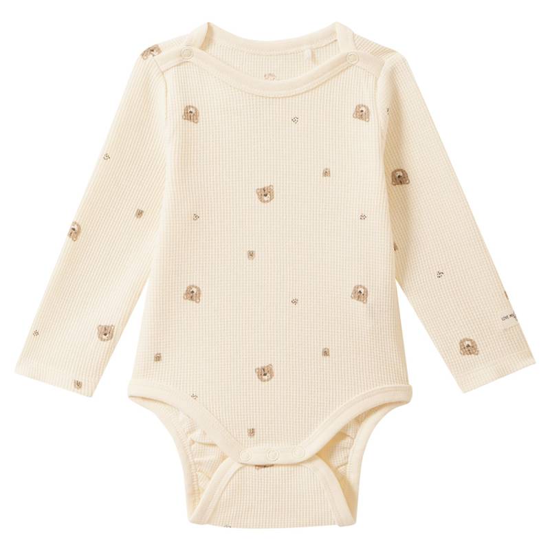 Baby Langarmbody mit Waffelstruktur Baby Langarmbody mit Waffelstruktur von Topomini