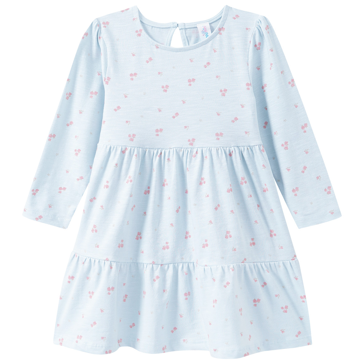 Baby Langarmkleid mit Allover- Muster Baby Langarmkleid mit Allover- Muster von Topomini