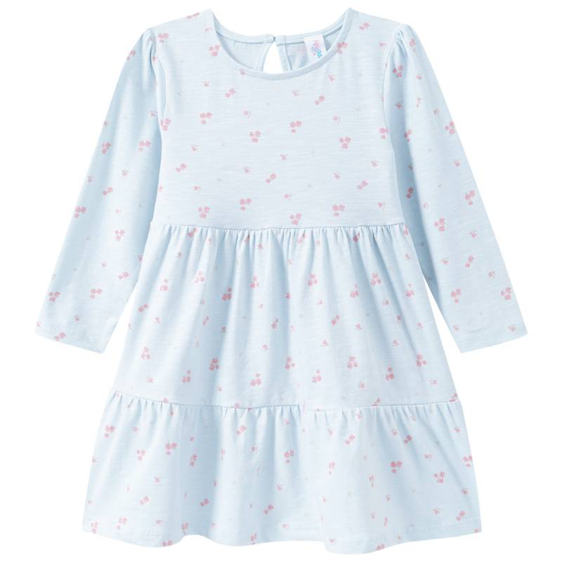 Baby Langarmkleid mit Allover- Muster Baby Langarmkleid mit Allover- Muster von Topomini