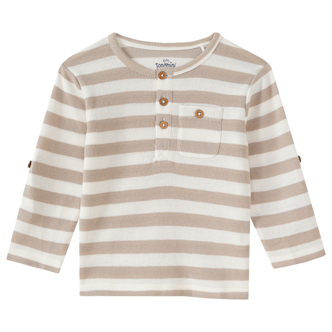 Baby Langarmshirt aus Bio-Baumwolle Baby Langarmshirt aus Bio-Baumwolle von Topomini