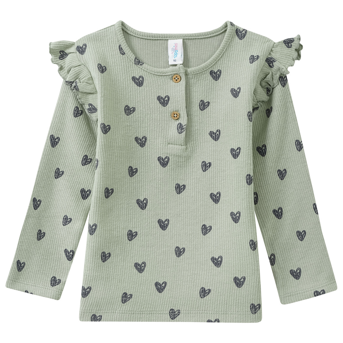 Baby Langarmshirt aus Bio-Baumwolle von Topomini