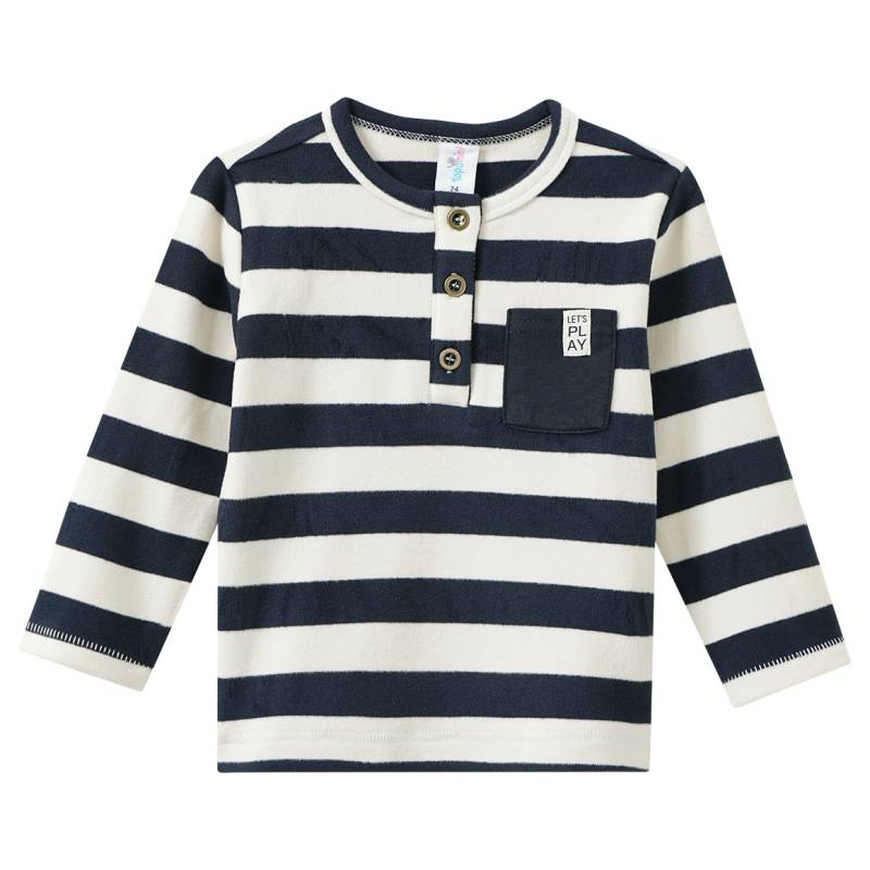 Baby Langarmshirt aus weichem Fleece von Topomini