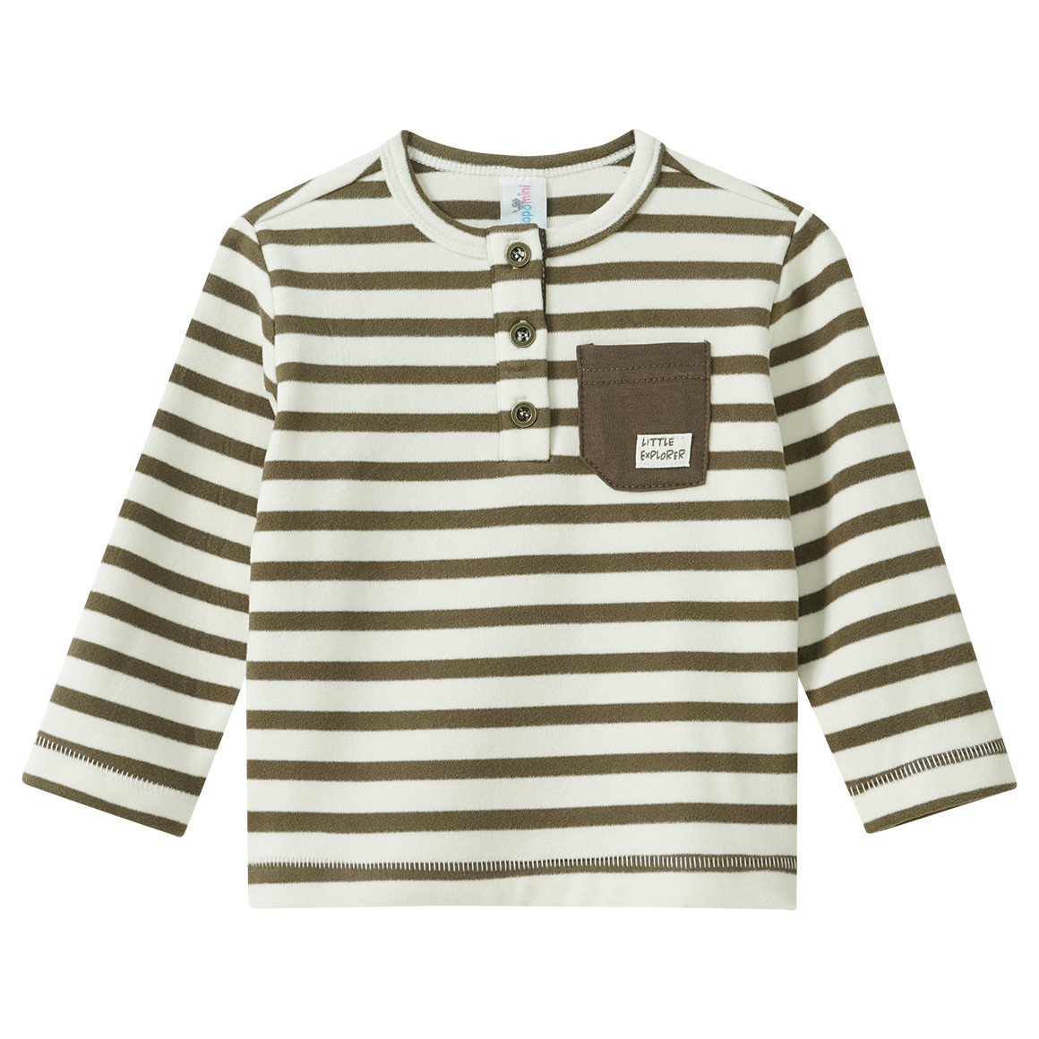 Baby Langarmshirt aus weichem Fleece Baby Langarmshirt aus weichem Fleece von Topomini