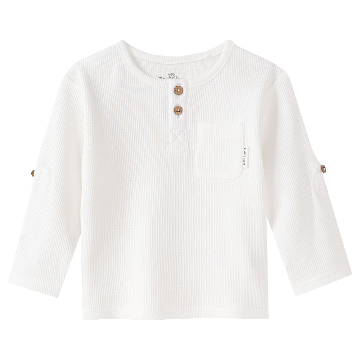 Baby Langarmshirt in Piqué-Qualität Baby Langarmshirt in Piqué-Qualität von Topomini