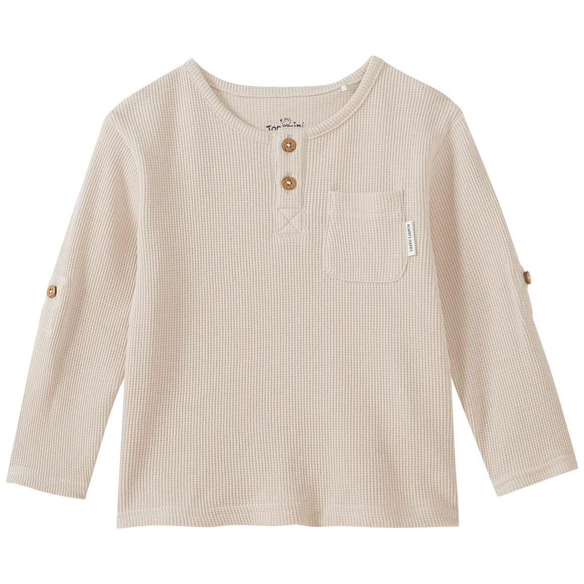Baby Langarmshirt in Piqué-Qualität Baby Langarmshirt in Piqué-Qualität von Topomini