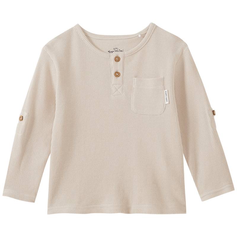 Baby Langarmshirt in Piqué-Qualität von Topomini
