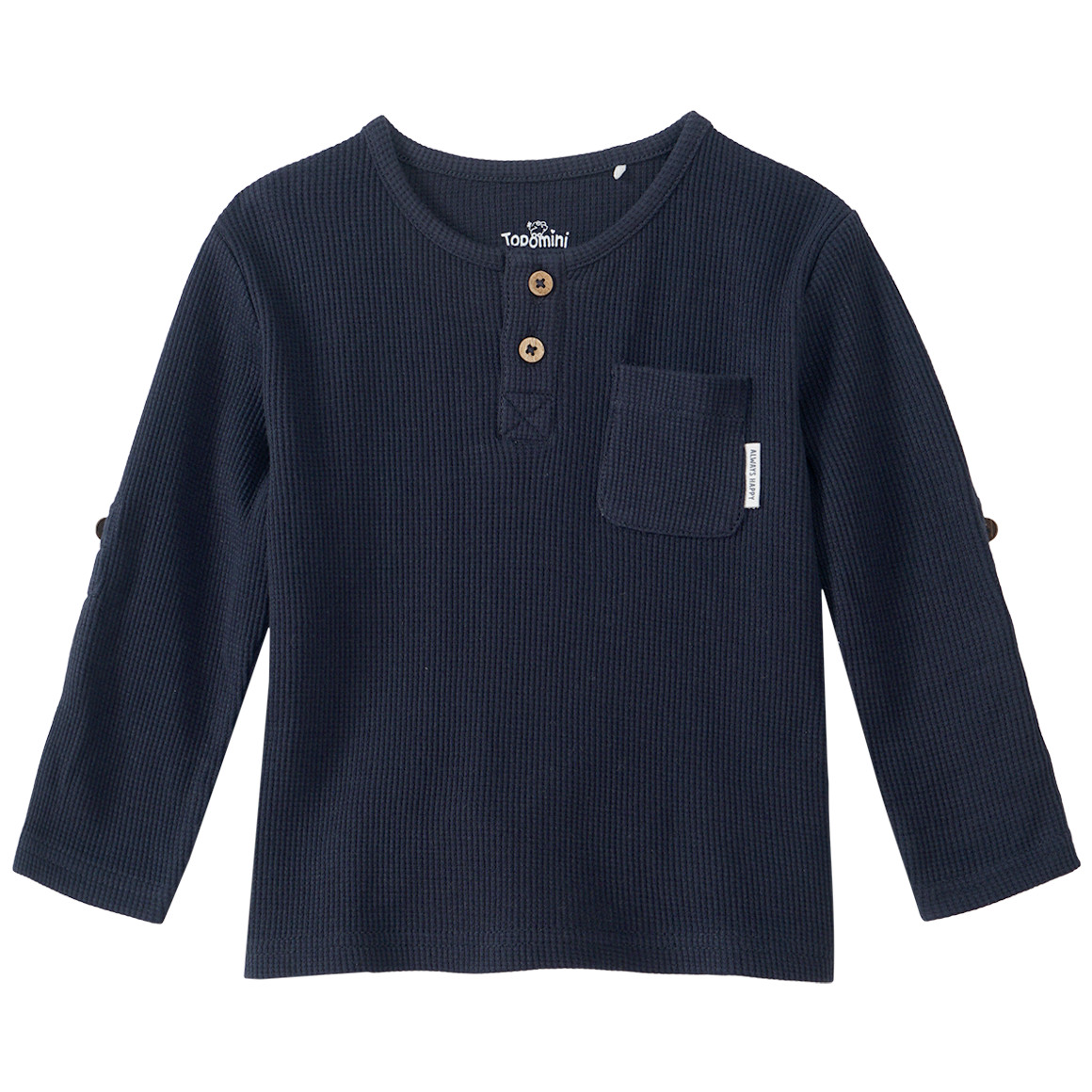 Baby Langarmshirt in Piqué-Qualität Baby Langarmshirt in Piqué-Qualität von Topomini