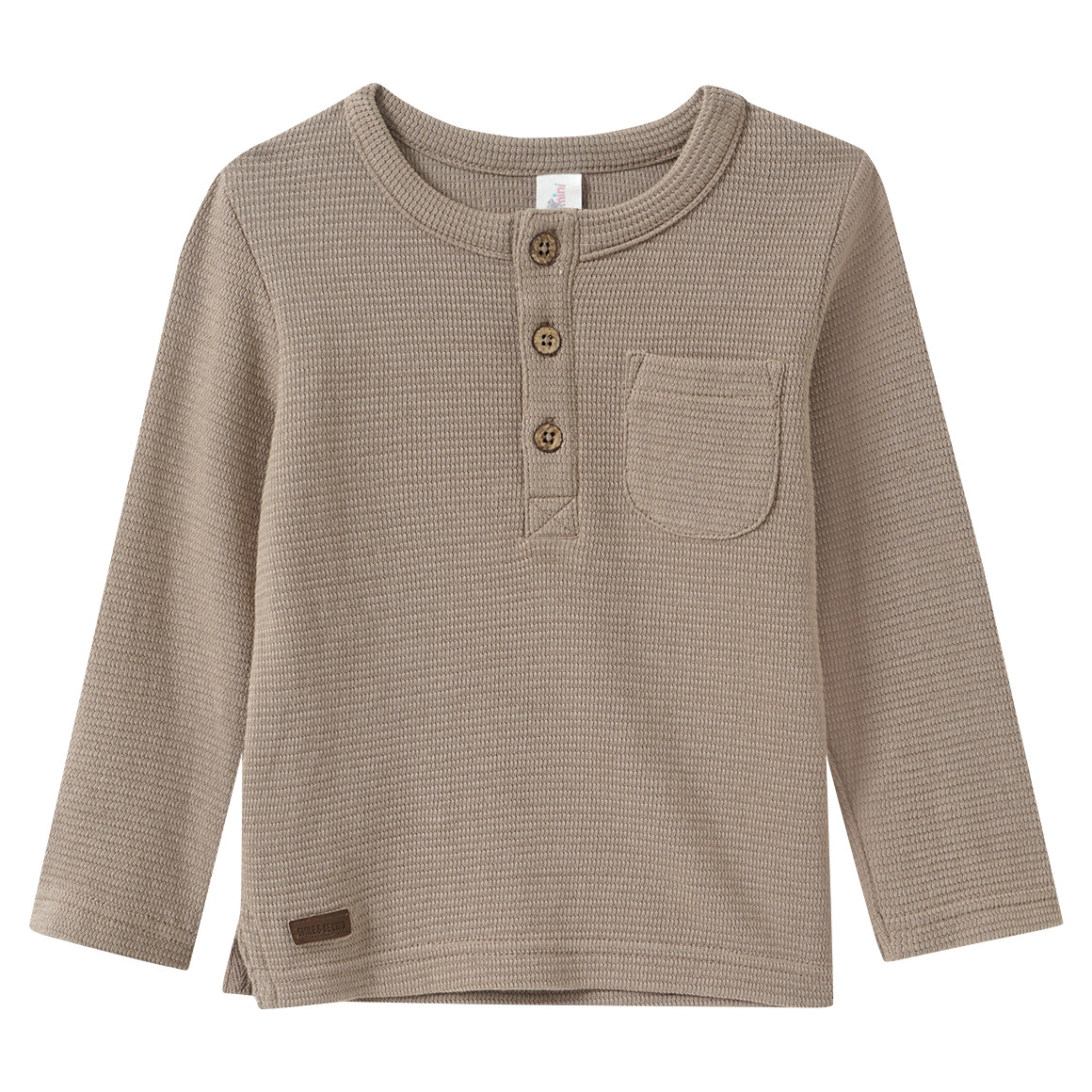 Baby Langarmshirt in Piqué-Qualität Baby Langarmshirt in Piqué-Qualität von Topomini
