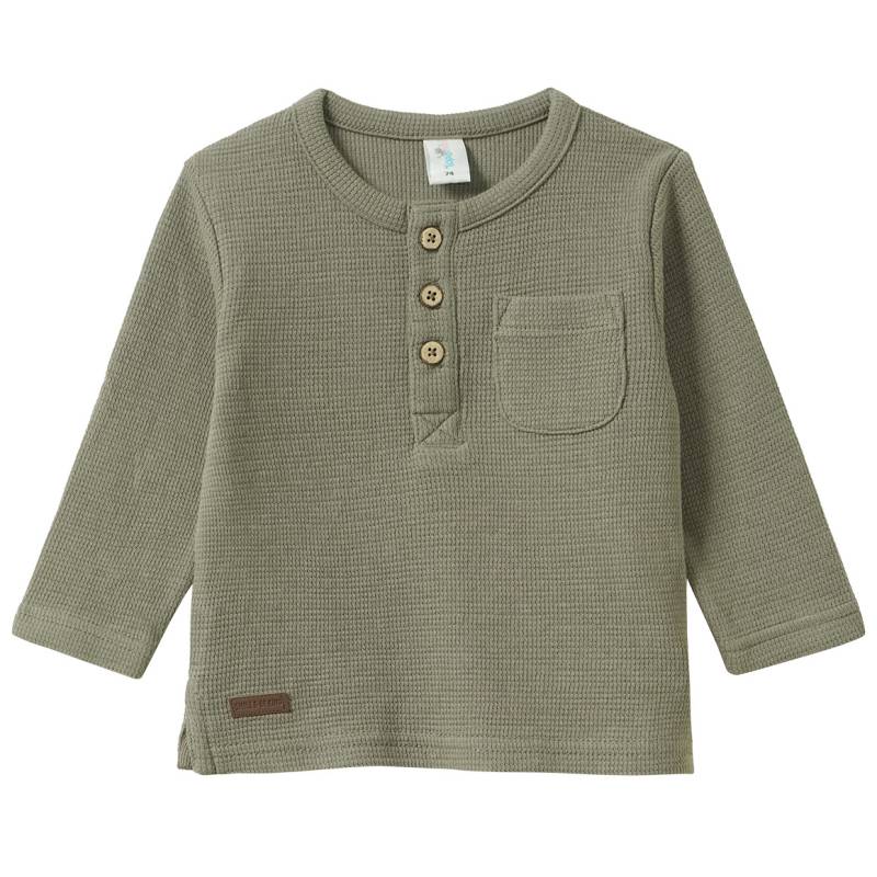 Baby Langarmshirt in Piqué-Qualität von Topomini