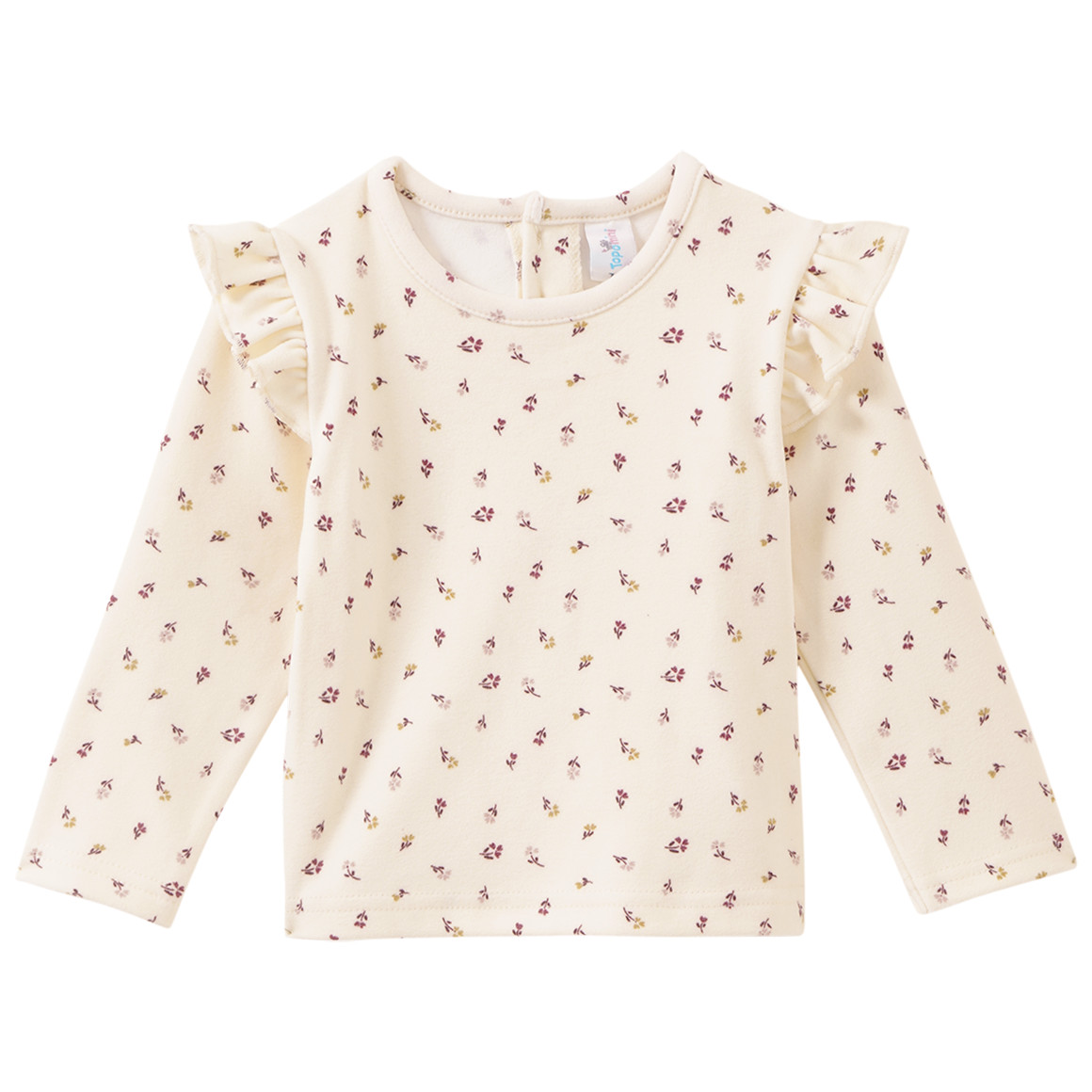 Baby Langarmshirt mit Allover-Muster Baby Langarmshirt mit Allover-Muster von Topomini