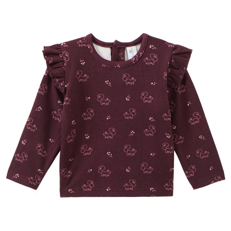 Baby Langarmshirt mit Allover-Muster Baby Langarmshirt mit Allover-Muster von Topomini