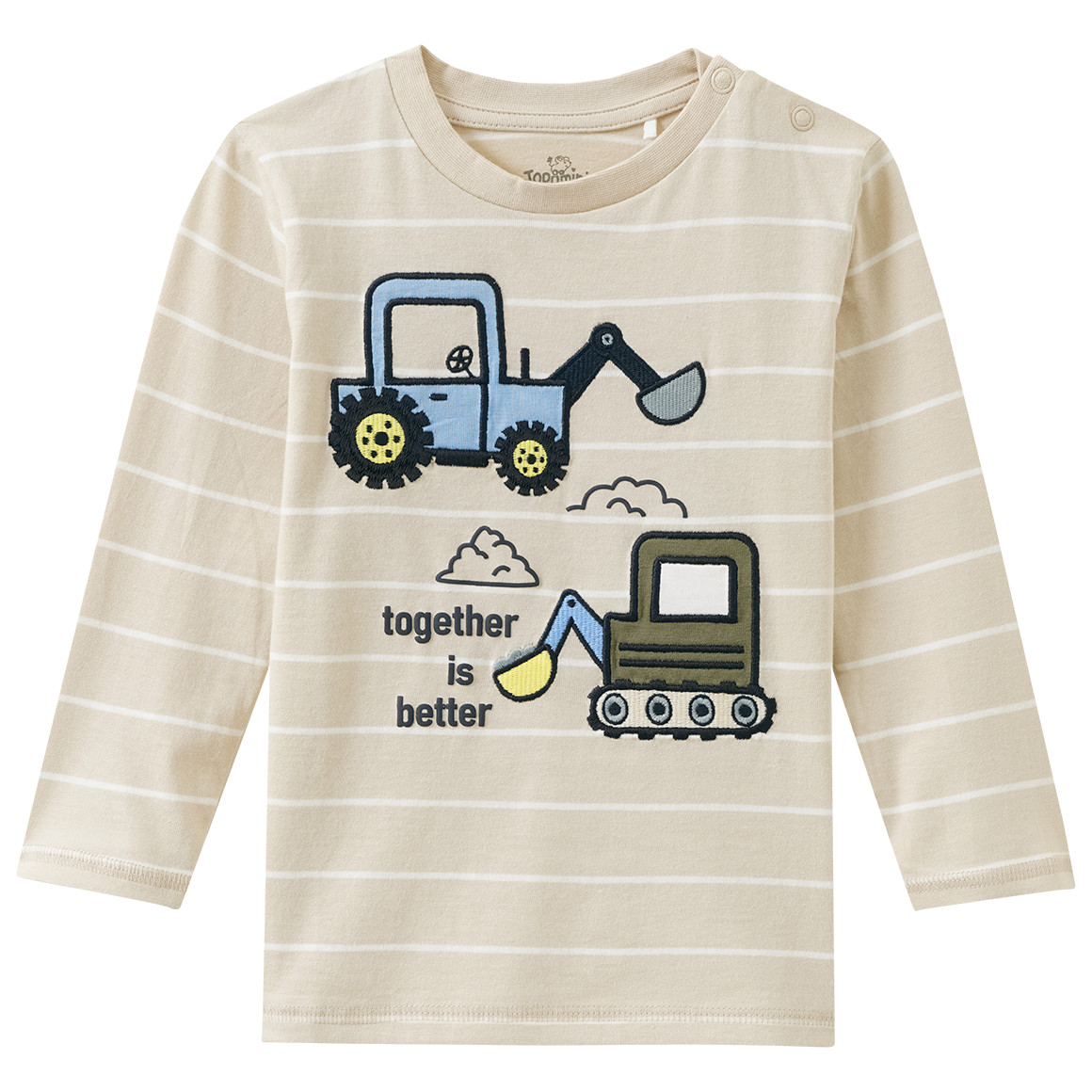 Baby Langarmshirt mit Applikation von Topomini