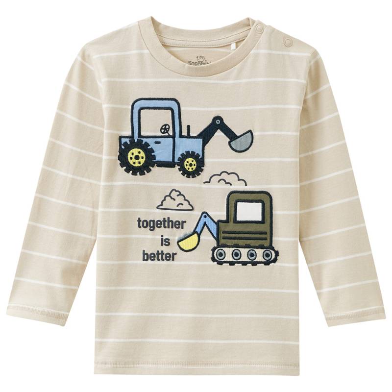 Baby Langarmshirt mit Applikation von Topomini
