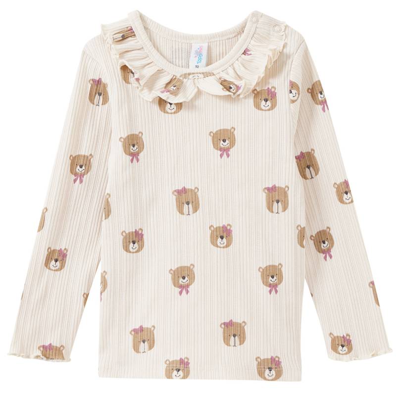Baby Langarmshirt mit Bären-Allover von Topomini