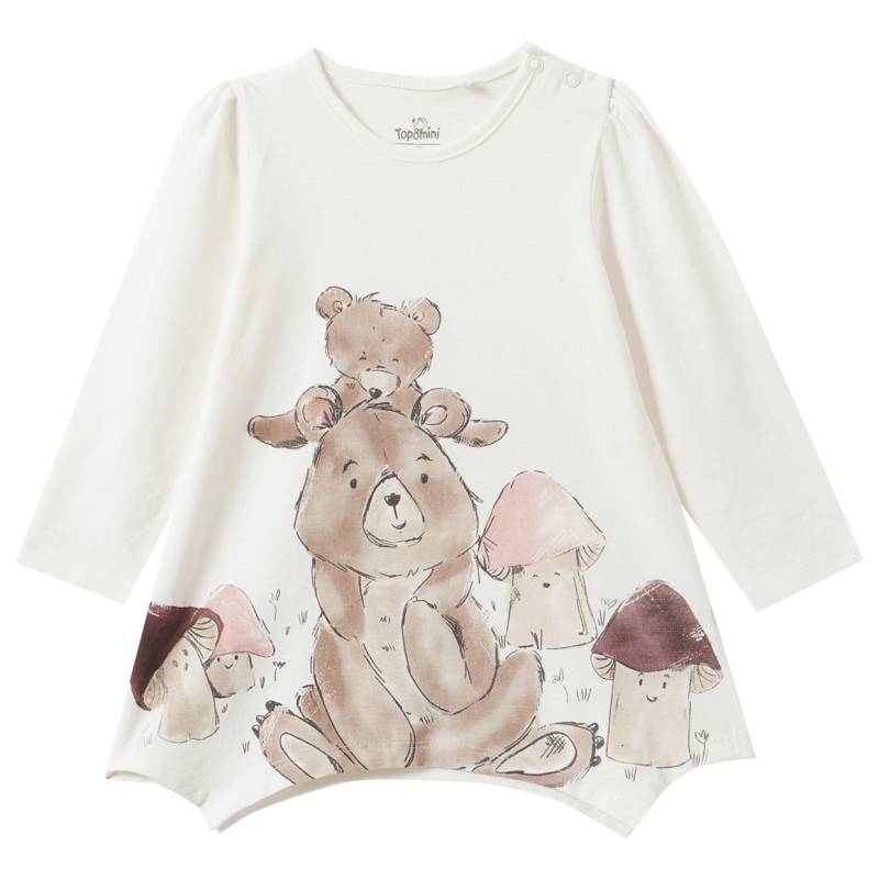 Baby Langarmshirt mit Bären-Motiv von Topomini