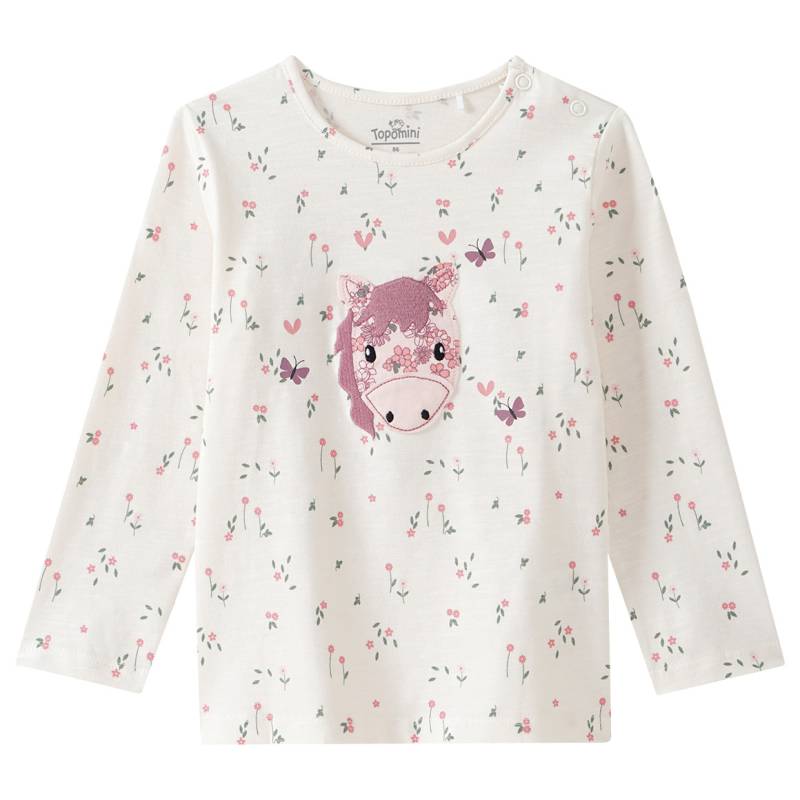 Baby Langarmshirt mit Bio-Baumwolle von Topomini