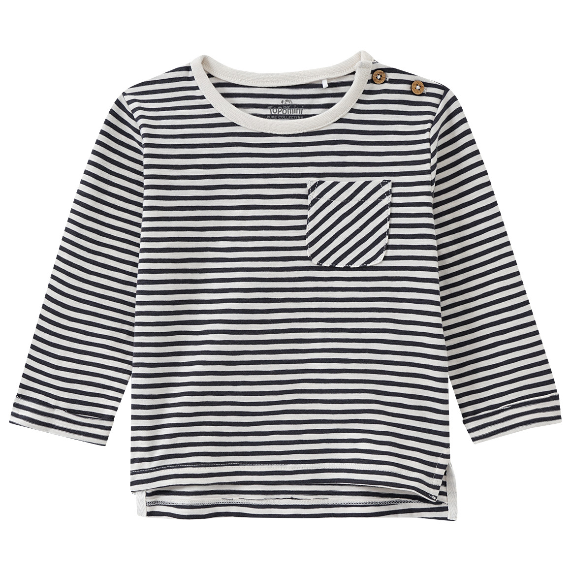 Baby Langarmshirt mit Bio-Baumwolle Baby Langarmshirt mit Bio-Baumwolle von Topomini