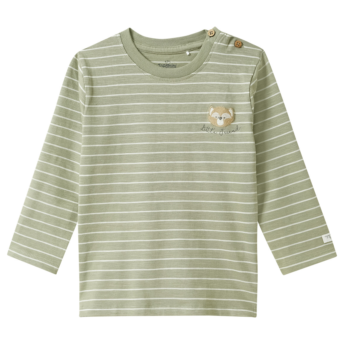 Baby Langarmshirt mit Bio-Baumwolle Baby Langarmshirt mit Bio-Baumwolle von Topomini