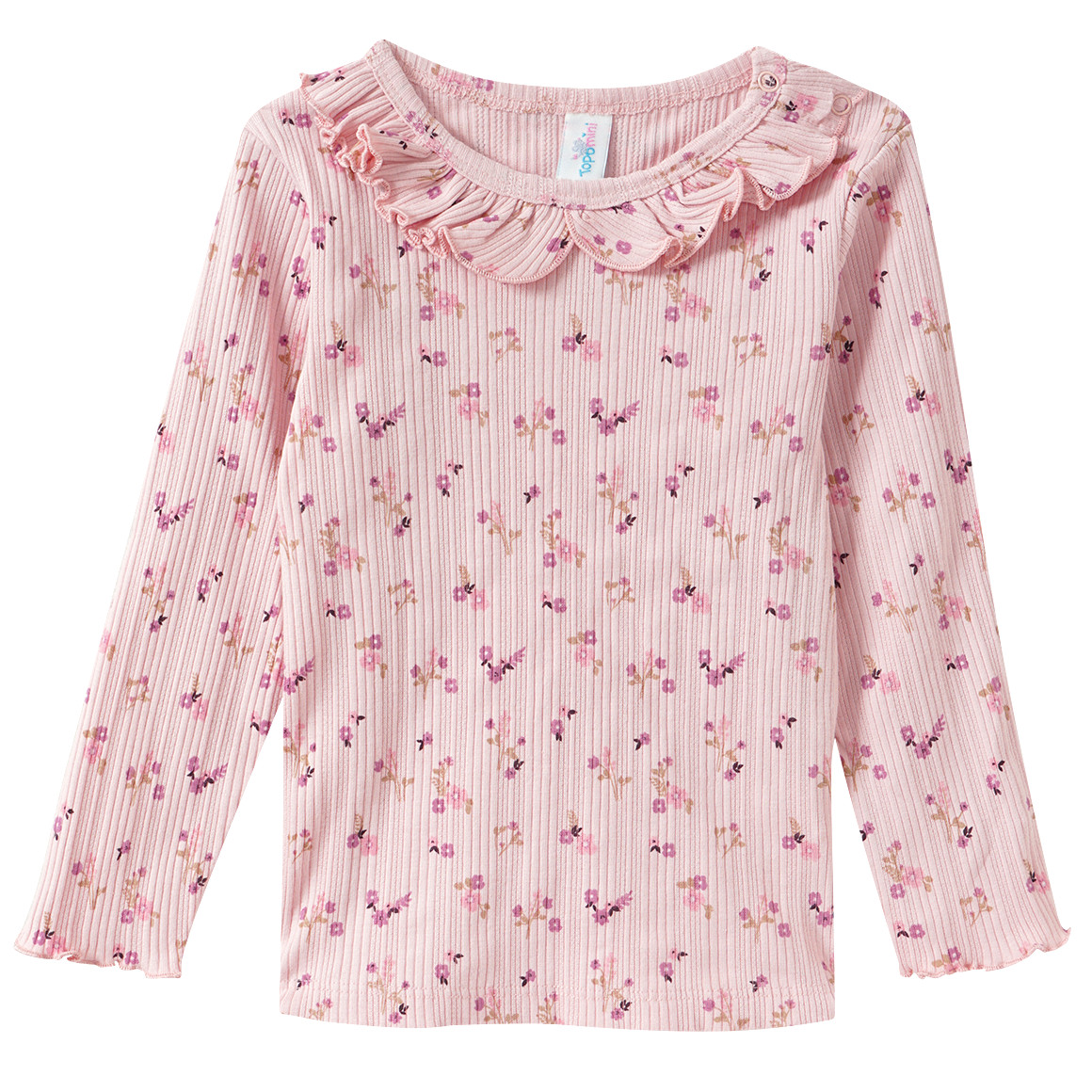 Baby Langarmshirt mit Blümchen-Allover von Topomini