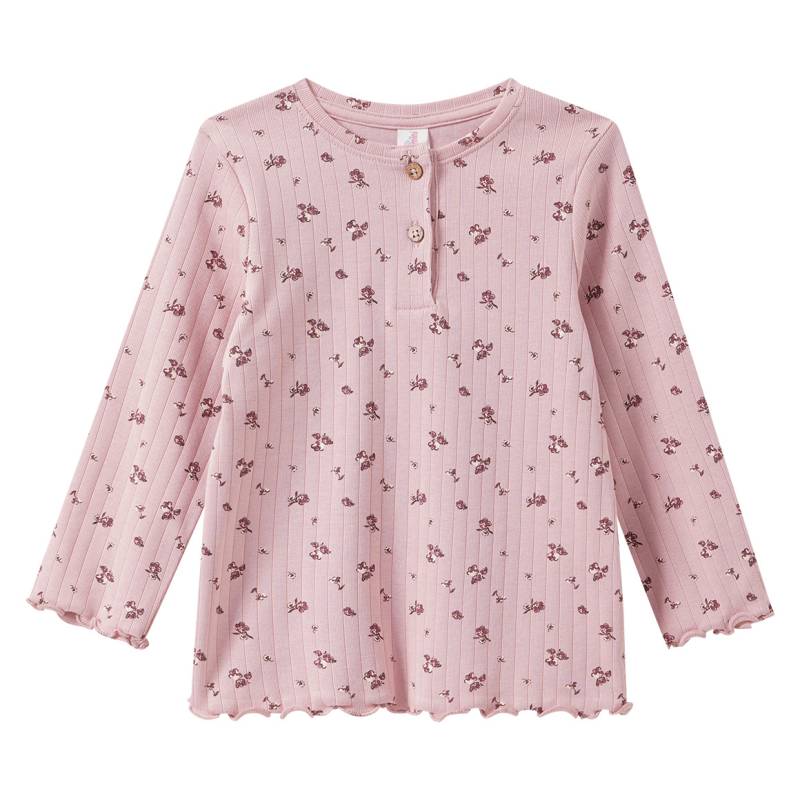 Baby Langarmshirt mit Blümchen-Print Baby Langarmshirt mit Blümchen-Print von Topomini