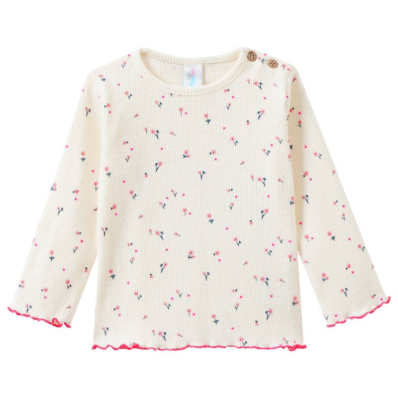 Baby Langarmshirt mit Blümchen von Topomini