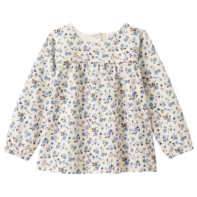 Baby Langarmshirt mit Blumen allover von Topomini