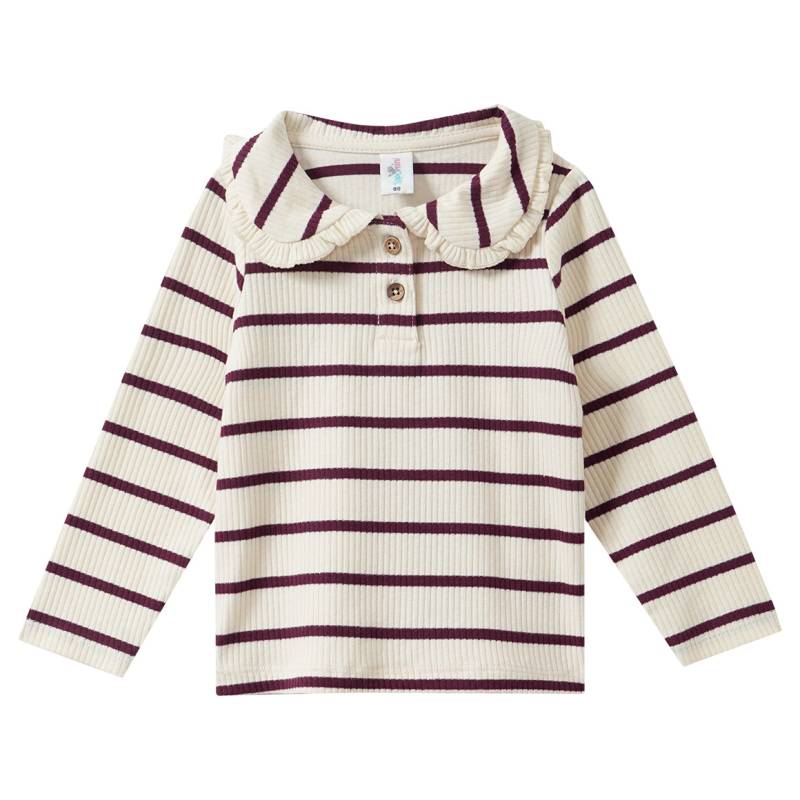 Baby Langarmshirt mit Bubikragen von Topomini