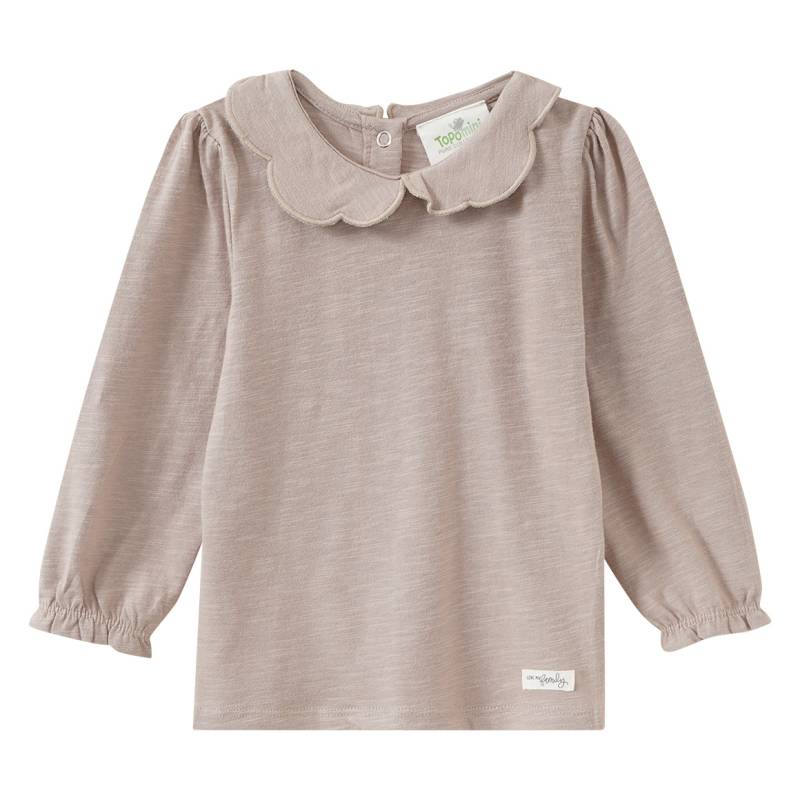 Baby Langarmshirt mit Bubikragen Baby Langarmshirt mit Bubikragen von Topomini