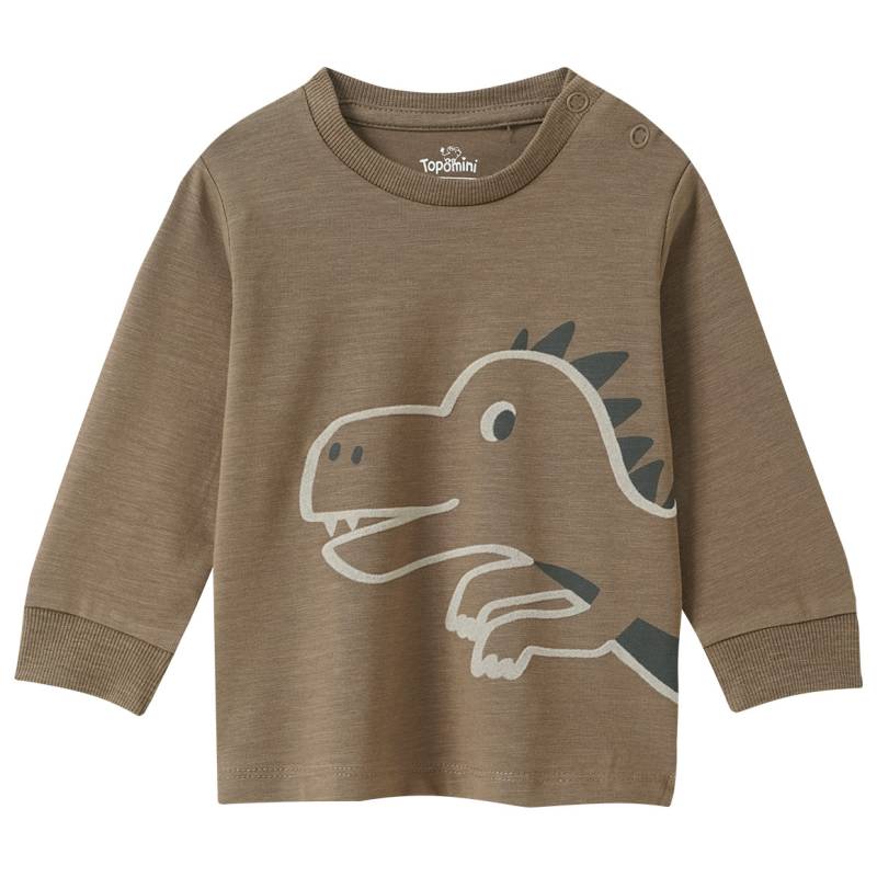 Baby Langarmshirt mit Dino-Motiv von Topomini