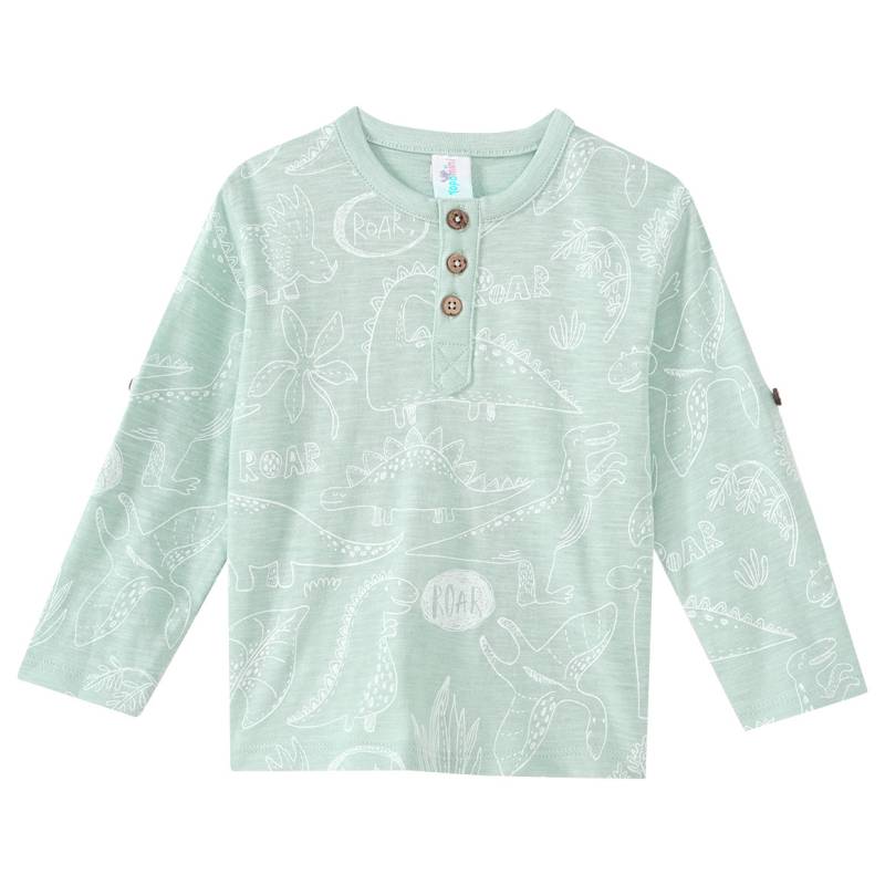 Baby Langarmshirt mit Dino-Motiven von Topomini