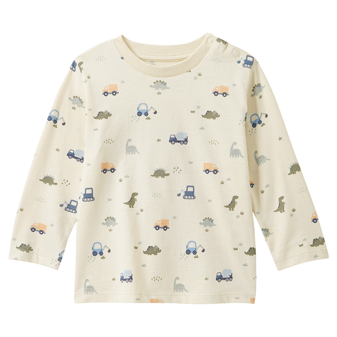 Baby Langarmshirt mit Dino-Motiven von Topomini